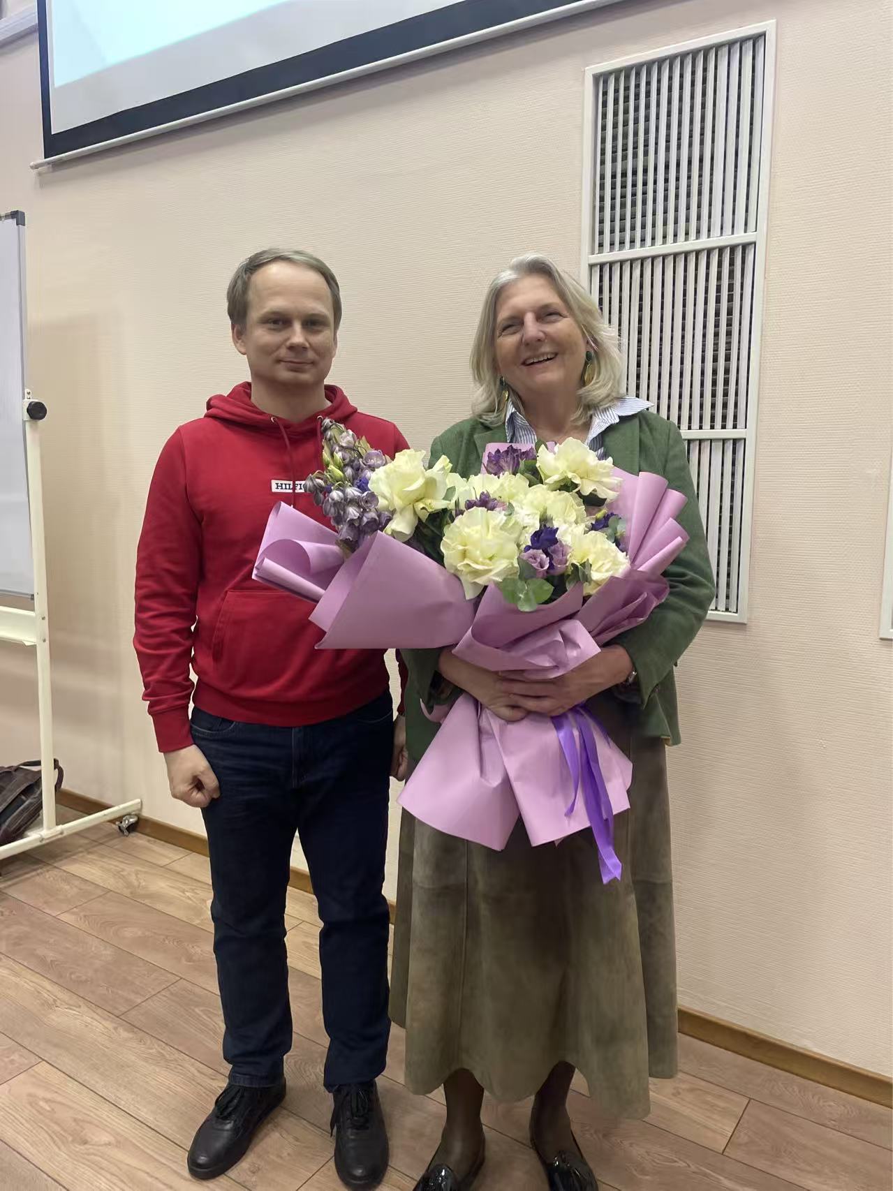 С Карин Кнайсль